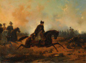 Napoleon at the Battle of Waterloo by Hippolyte Bellangé