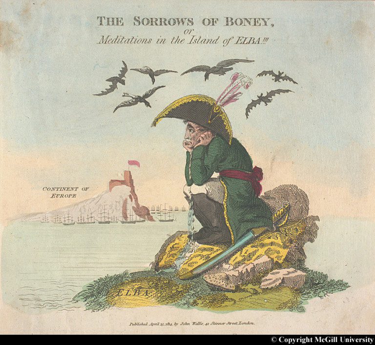Napolean Charactures Caricatures of Napoleon on Elba - Shannon Selin